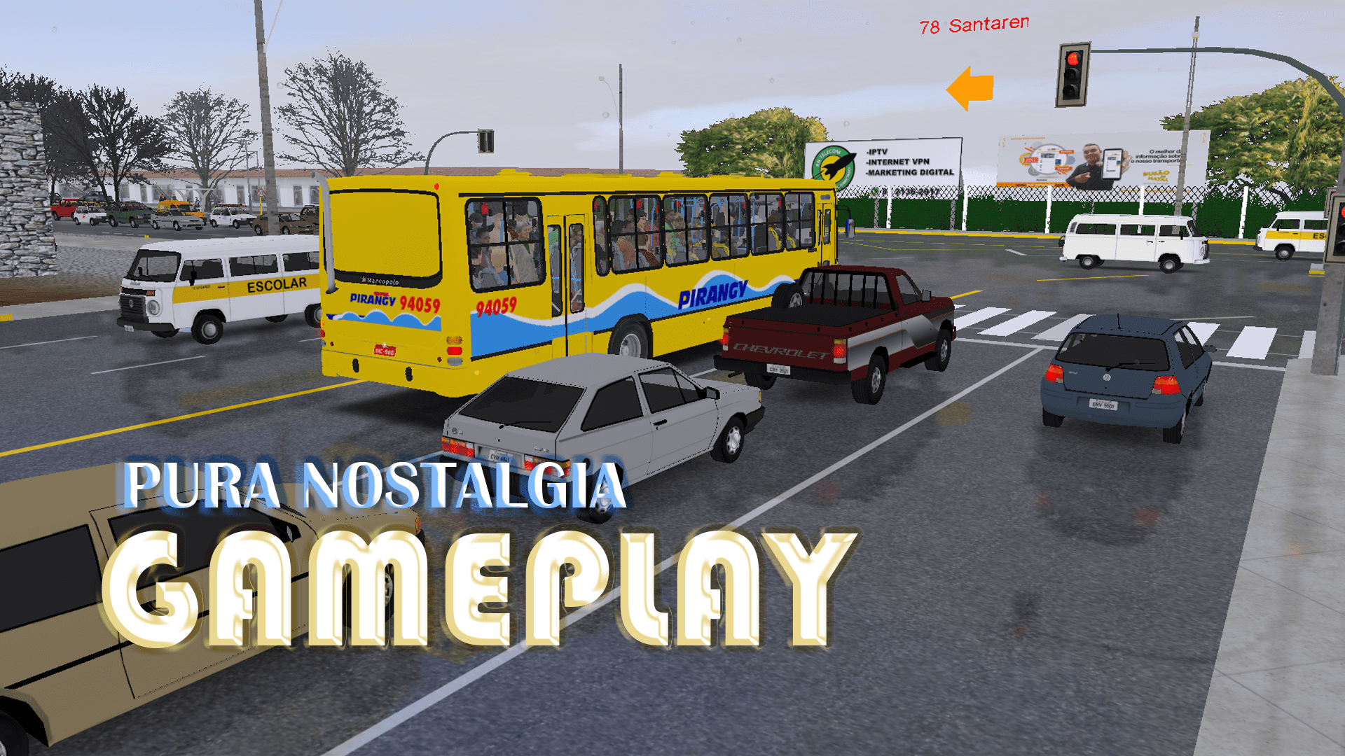 GAMEPLAY NOSTALGIA, EMPRESA DE ONIBUS PIRANGY E MARCOPOLO TORINO G6 OF 1721 – OMSI2